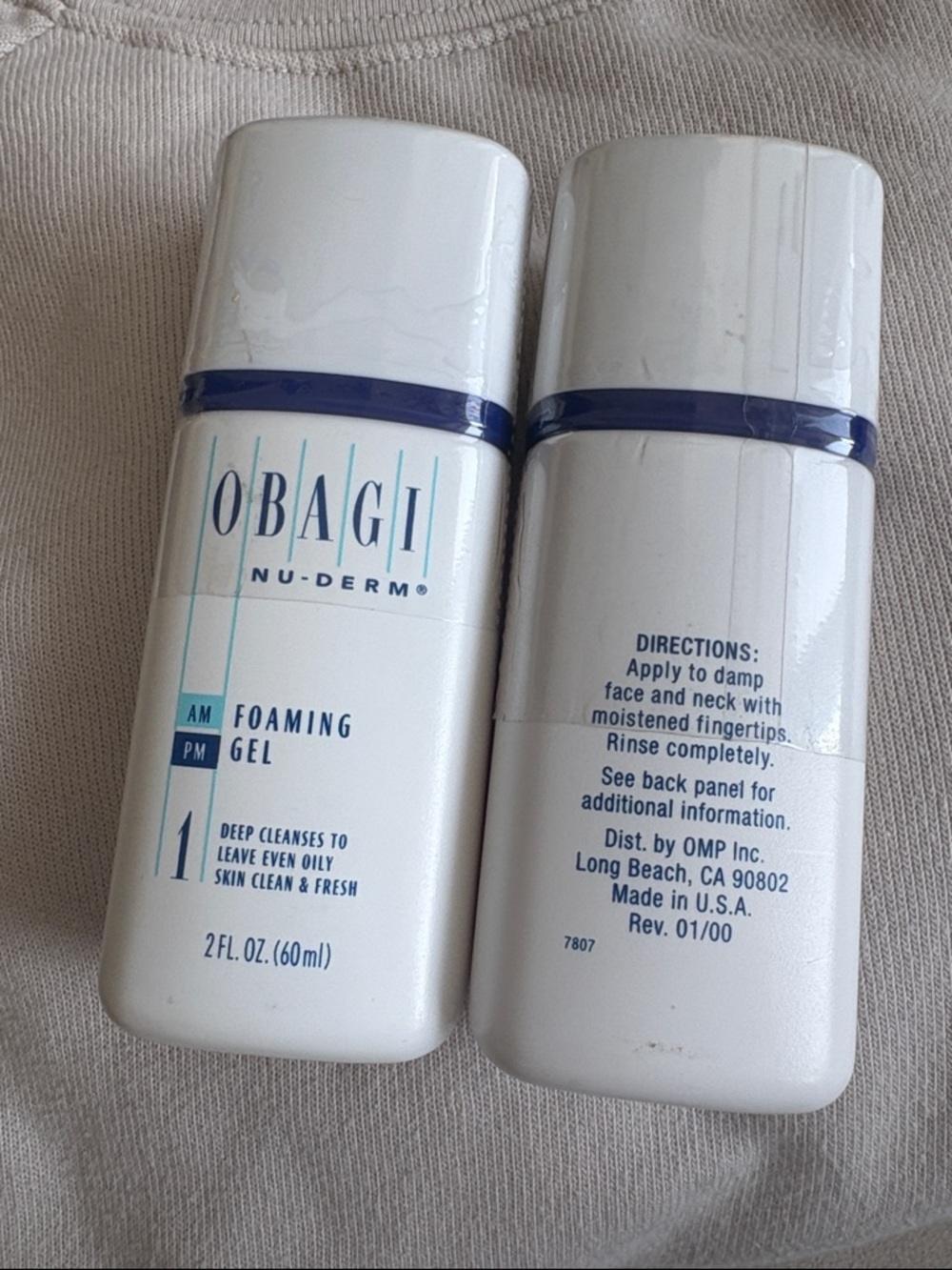NEW 2 Obagi Nu-Derm Foaming Gel - Price for both.